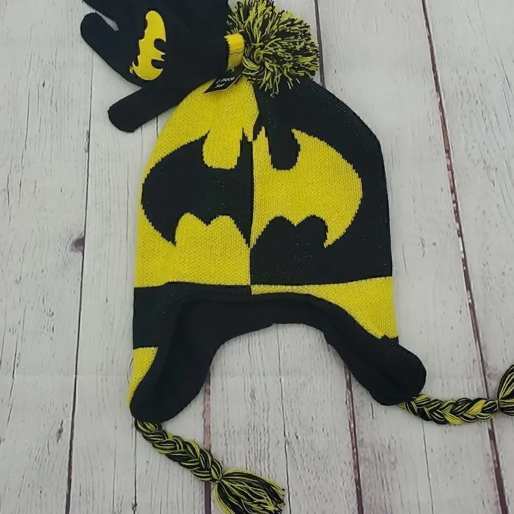 Berkshire Little Boys or Girls Batman Hat & Gloves Set
